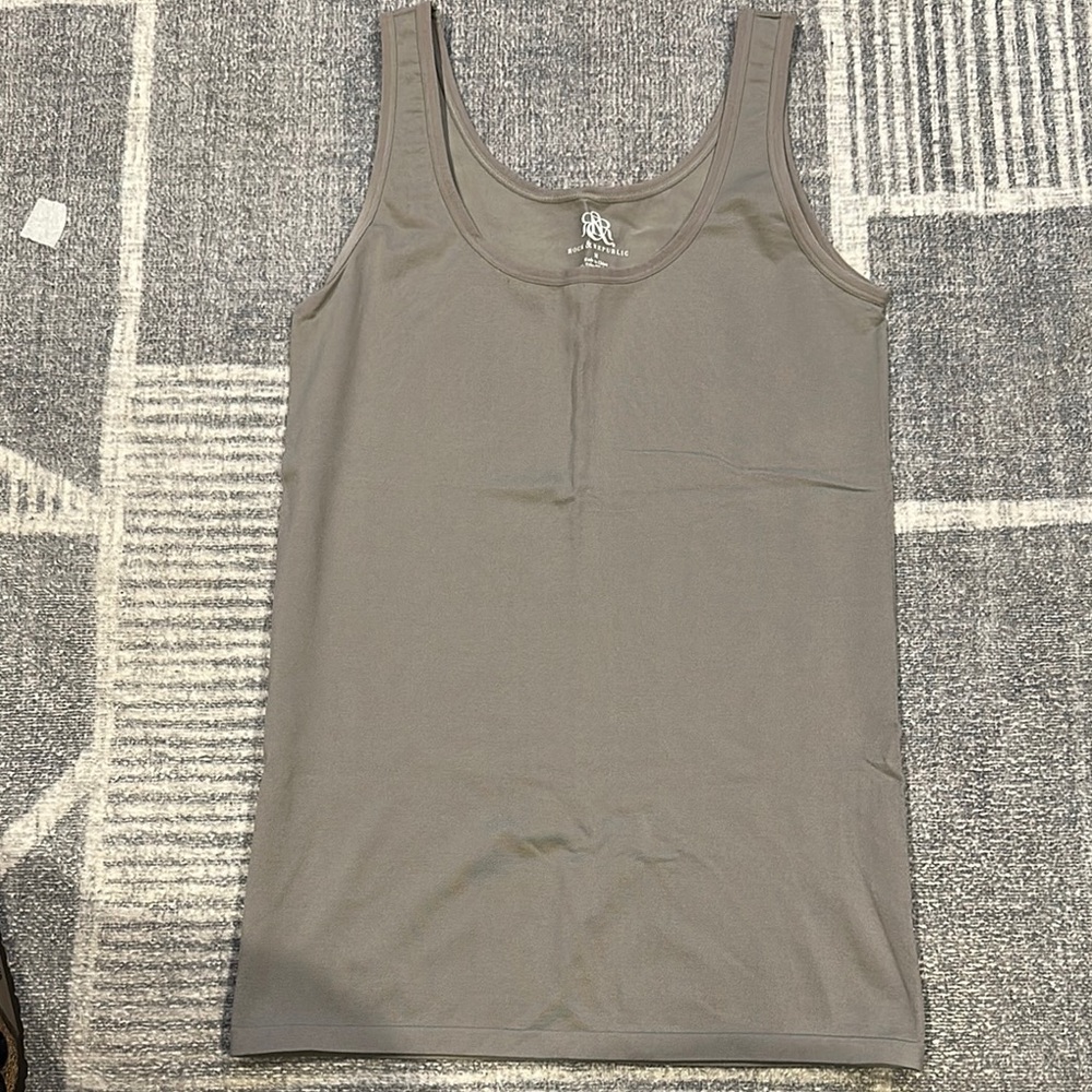 Rock & Republic Charcoal Tank Top